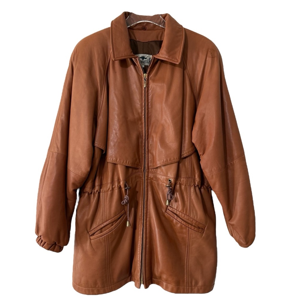 Leather Oversizex Soft Supple Vintage Damselle New York Jacket Size Small